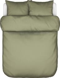 Marc O'Polo Lenjerie de pat Tove 260 x 220 cm mușchi verde cu 2 fețe de pernă 60 x 70 cm închidere flap (101024-432-04) Lenjerie de pat