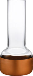 Nude Vază Contour 20 cm transparentă cu suport din aramă (1076521)