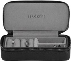 Stackers Cutie de voiaj pentru bijuterii Travel Medium Stackers Pebble neagră (75982)
