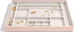 Stackers Casetă pentru bijuterii Stackers cu 16 compartimente supersize roz deschis (74398)