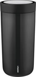 Stelton Термочаша To-Go Click с двойни стени от стомана 400 мл черна (685-1)