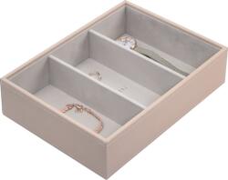 Stackers Casetă pentru bijuterii Stackers cu 3 compartimente, cu 3 compartimente classic roz deschis (73761)