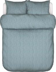 Marc O'Polo Lenjerie de pat Janne 260 x 220 cm albastră cu 2 fețe de pernă 60 x 70 cm închidere flap (101882-671-04) Lenjerie de pat