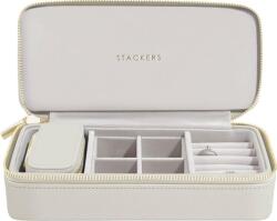 Stackers Cutie de voiaj pentru bijuterii Travel Large Stackers bej deschis (75627)