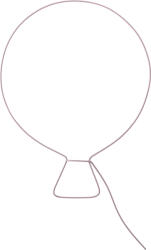 Bloomingville Accesoriu decorativ pentru perete Bloomingville Mini balon din metal (89115900) Decoratiune camera copii