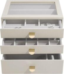 Stackers Casetă pentru bijuterii Stackers classic bej deschis cu 3 sertare (75889)