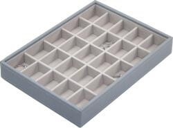 Stackers Casetă pentru bijuterii Stackers cu 25 compartimente classic gri albastru (73743)