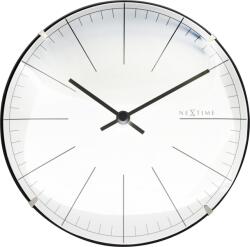 NeXtime Стенен или настолен часовник Big Stripe минi бял (3506WI)