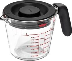 Oxo Кухненски мерителен съд Good Grips стъклен с капаче 0, 5 л (O-11397100)