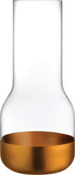 Nude Vază Contour 40 cm transparentă cu suport din aramă (1075277)