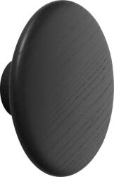 Muuto Agățătoare de perete Dots Wood 9 cm neagră (DOTWO902) Agatator cuier