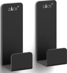Zack Agățători de perete Potes 5, 5 cm negre 2 buc (40609) Agatator cuier