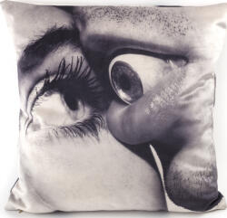 Seletti Față de pernă Seletti Wears Toiletpaper Eye & Mouth (02319F) Lenjerie de pat