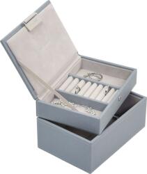 Stackers Casetă pentru bijuterii Stackers dublă mini gri albastru (73896)