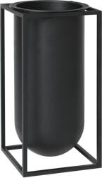 Audo Copenhagen Ваза Kubus Lolo 24 см черна (71069-000508)