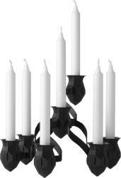 Muuto Suport pentru lumânare The More The Merrier negru (02052)