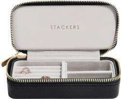 Stackers Cutie de voiaj pentru bijuterii Travel medium neagră velvet (75391)