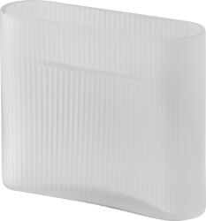 Muuto Vază Ridge 16, 5 cm albă din sticlă (RIDVAS16A06)