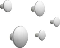 Muuto Agățători de perete Dots Metal de aluminiu 5 buc (DOTMES501) Agatator cuier