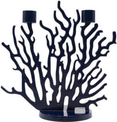 Driade Suport pentru lumânare Tenochtitlan Mini albastru-închis (DT700B5437073)