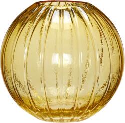 Hübsch Vază Fleur rotundă 17 cm galbenă (661505)