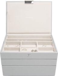 Stackers Casetă pentru bijuterii Stackers triplă classic gri pietros (74497)