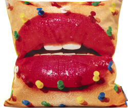 Seletti Față de pernă Seletti Wears Toiletpaper Mouth with Pins (02330F) Lenjerie de pat