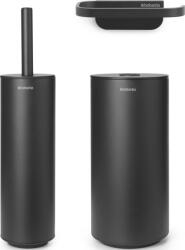 Brabantia Accesorii pentru baie MindSet negre de oțel 3 el (303906)
