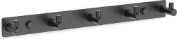 DECOR WALTHER Cuier tip bandă Basic negru mat (0530560)