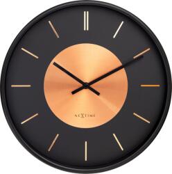 NeXtime Стенен часовник Retro II черно-меден (3535CO)
