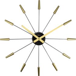 NeXtime Стенен часовник Plug Inn злато (2610GO)