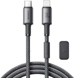 JOYROOM S-A50 Unlimited sorozatú 60W USB-C - Lightning kábel mágneses rendezővel 1, 2m - Szürke