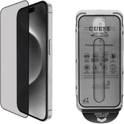 GUESS 2.5D PRIVACY üvegfólia iPhone 16 Pro Max fekete