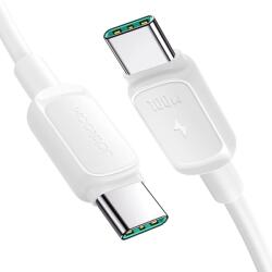 JOYROOM Multi-Color Series A14 USB-C / USB-C 100W Kábel 1.2m - Fehér