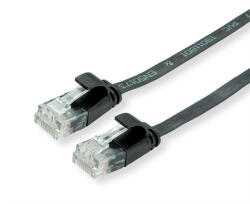 Valueline Kábel UTP CAT6a lapos kivitel 0, 5m, fekete (21_99_0820-40)
