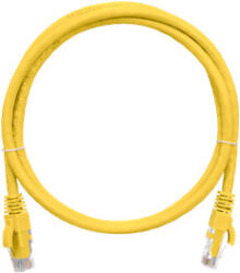 NIKOMAX Patch kábel UTP, CAT6, PVC, 1m, sárga (NMC-PC4UE55B-010-YL) - hobasec