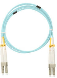 NIKOMAX Optikai patch kábel SC - SC, MM 50/125, duplex, 2m, aqua (NMF-PC2M3C2-SCU-SCU-002) - hobasec