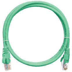 NIKOMAX Patch kábel UTP, CAT5e, LSZH, 3m, zöld (NMC-PC4UD55B-030-C-GN) - hobasec