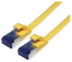 Valueline Kábel FTP CAT6a lapos kivitel 0, 5m, sárga (21_99_2130-40)