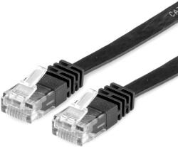 Valueline Kábel UTP CAT6 lapos kivitel 1m, fekete (21_99_0961-40)