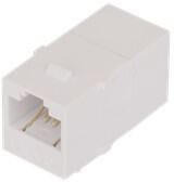 NIKOMAX Toldó, RJ45-RJ45, CAT6, patch panel kompatibilis, fehér (NMC-KJUE55C-WT)