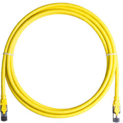 NIKOMAX Patch kábel S/FTP CAT6a, PVC, 1m, sárga (NMC-PC4SA55B-010-YL) - hobasec