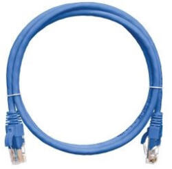 NIKOMAX Patch kábel UTP, CAT6, PVC, 1m, kék (NMC-PC4UE55B-010-BL) - hobasec