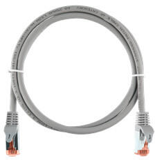NIKOMAX Patch kábel S/FTP CAT6a LSOH, Essential Series, 1, 5m, szürke (NMC-PC4SA55B-ES-015-C-GY) - hobasec
