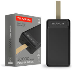 Videx TITANUM power bank fekete színű 30000mAh TPB-914 (4892)