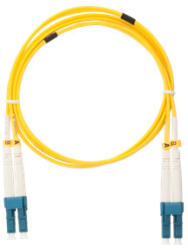 NIKOMAX Optikai patch kábel LC - LC, SM 9/125, OS2, duplex, 1m, sárga (NMF-PC2S2C2-LCU-LCU-001)