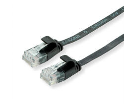Valueline Kábel UTP CAT6a lapos kivitel 5m, fekete (21_99_0825-40)