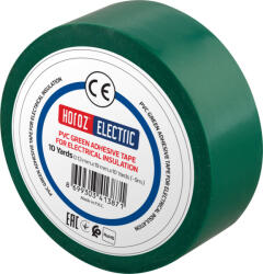 Horozk Electrik 9 m-es szigetelőszalag zöld színben (darabár min. rendelhető mennyiség 10 db) (4925)
