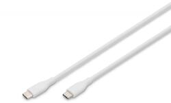 ASSMANN AK-300341-010-W USB kábel USB 2.0 1 M USB C Fehér (AK-300341-010-W)