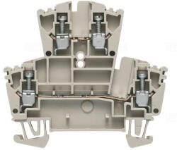 Weidmüller Átmenő sorkapocs emeletes WDK 2.5 (0, 05-4mm2), 400V/24A, bézs 1021500000 Weidmüller (1021500000)